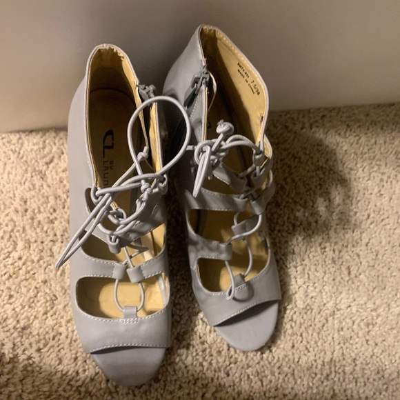 super cute lace up heels - Picture 2 of 3